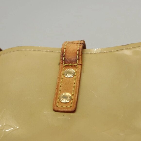 LOUIS VUITTON Monogram Vernis Reade PM Hand Bag Beige M91334 LV Auth BD1369 - Picture 12 of 16
